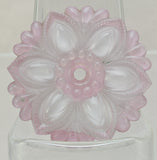 3 Vintage Glass Rosette curtain tie back