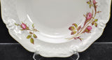 2 Royal Heidelberg Winterling Rose Brier Embossed Scroll Porcelain Soup Bowls