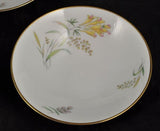 Set of 3 Fruit Bowl(s) Rosenthal Summer Blossoms Bettina 3179 White Gold Trim