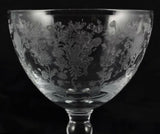 Duncan & Miller "First Love" Elegant Etched Liquor Cocktail Glass(es)
