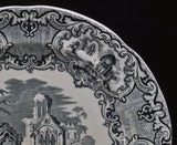 George Jones and Son "Abbey 1790" Black Transfer Plate 1902