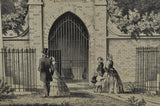 Original Currier & Ives Lithograph Tomb of Washington 1860s