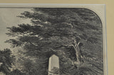 Original Currier & Ives Lithograph Tomb of Washington 1860s