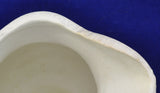 Staffordshire Painted Embossed Flowers Milk Jug 1820