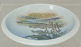 Royal Copenhagen Large Porcelain Hand Painted Landscape Bowl 1966