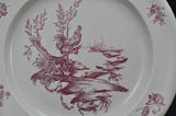 Wedgwood Mulberry Transfer "Mennecy" 12 Inch Chop Plate
