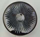 Baccarat Marquis de Lafayette Sulfide Black Background Art Glass Paperweight Box