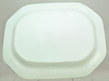 Antique Leeds Octagonal Blue Feather Edge Ironstone 16 Inch Platter circa 1840