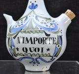 Capron Vallauris N'Importe Quoi Bottle Mid Century Modern Art Pottery France