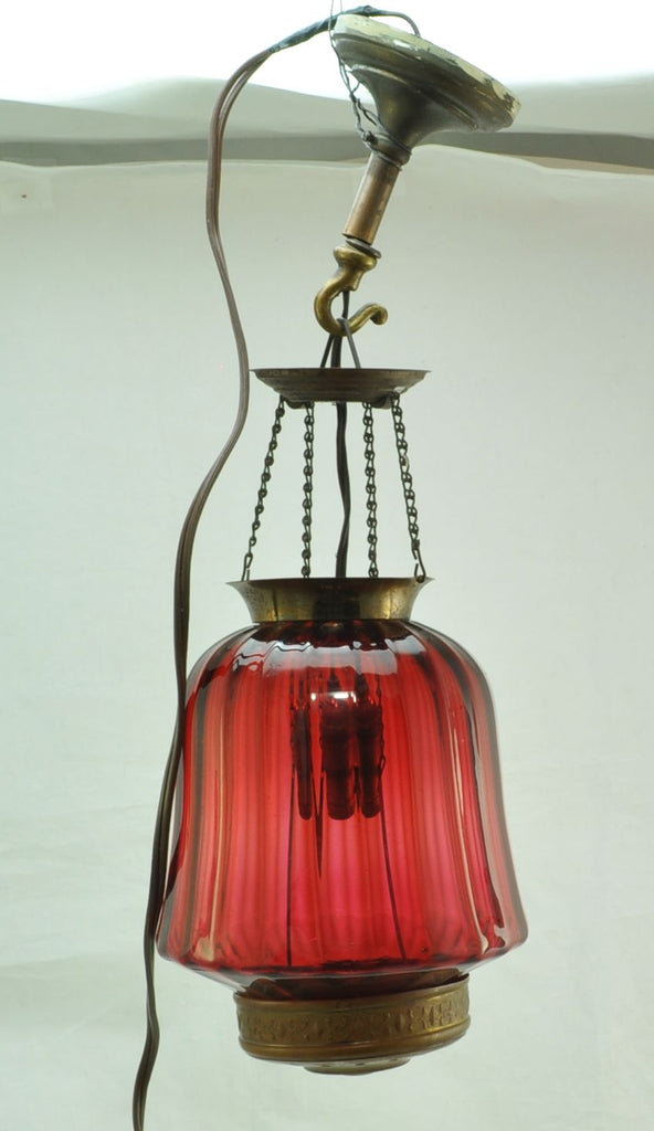 Late cheapest 19th century Cranberry Glass electi