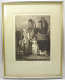 Original Stipple Engraving Wheatley "Fresh Gathered Peas" Cries of London 1795