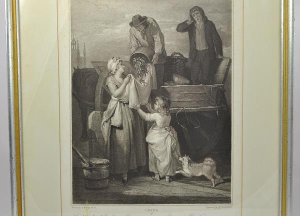 Antique Print - Cries of hotsell London- Gingerbread-Francis Wheatley - Vendramini-1820