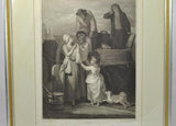 Original Stipple Engraving Wheatley "Fresh Gathered Peas" Cries of London 1795