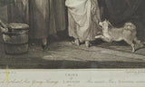 Original Stipple Engraving Wheatley "Fresh Gathered Peas" Cries of London 1795