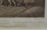 Original Stipple Engraving Wheatley "A New Love Song" Cries of London 1796