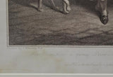 Original Stipple Engraving Wheatley "Two Bunches a Penny" Cries of London 1790s