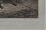Original Stipple Engraving Wheatley "Two Bunches a Penny" Cries of London 1790s