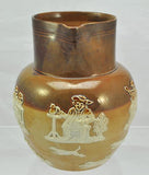 Antique Royal Doulton John Broad 6 1/2 Inch Stoneware Pitcher circa 1900