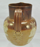Antique Royal Doulton John Broad 6 1/2 Inch Stoneware Pitcher circa 1900
