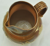 Antique Royal Doulton John Broad 6 1/2 Inch Stoneware Pitcher circa 1900