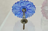 3 Vintage Glass Rosette curtain tie back