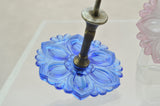3 Vintage Glass Rosette curtain tie back