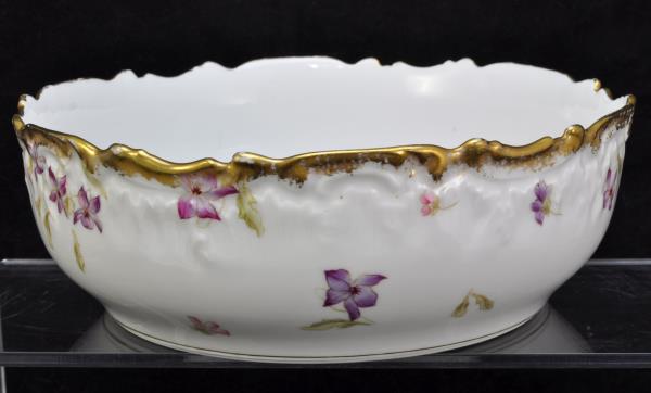 Haviland Limoges, Double Gold, Large serving Bowl, hotsell 9