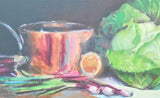 "Still Life with Copper Pot" Original Pat Forsberby Oil Painting 2008