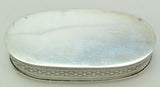 Antique French Silver Flying Cupids with Doves Snuff Box 19th Century