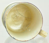 Antique Staffordshire Gaudy Welsh with Pink Transfer Mug circa 1840