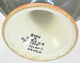 Gouda Early Art Nouveau Beek Decor Handled Krater Form Compote 1922