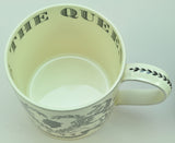 Rare Wedgwood Richard Guyatt Elizabeth II Silver Jubilee Oversize Mug 1977