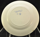 Rare Harvard University 1927 Harvard Hall A Blue Wedgwood Plate