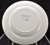 Rare Harvard University 1927 Harvard Hall B Blue Wedgwood Plate