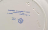 Rare Harvard University 1927 Harvard Hall B Blue Wedgwood Plate