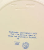 Rare Harvard University 1927 The Freshman Halls B Blue Wedgwood Plate