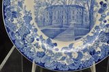 Rare Harvard University 1927 University Hall Blue Wedgwood Plate