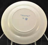 Rare Harvard University 1927 University Hall Blue Wedgwood Plate
