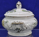 Antique 18th century German Hoechst Höchst Faience Covered Server