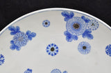 Antique Japanese Transfer Printed and Enameled 16 Inch Charger Meiji Era 19th c