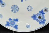 Antique Japanese Transfer Printed and Enameled 16 Inch Charger Meiji Era 19th c