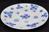 Antique Japanese Transfer Printed and Enameled 16 Inch Charger Meiji Era 19th c