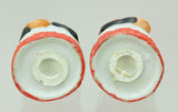 Antique Bisque Porcelain Mammy Aunt Jemima Salt Shakers Black Americana