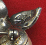 Vintage Marquisite and Reproduction Pearl Brooch Pin