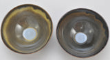 Pair of Fine Vintage Chinese Oilspot Tea Bowls