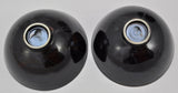 Pair of Fine Vintage Chinese Oilspot Tea Bowls