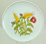 Hand Painted Italian Faience Harvest Wheat 40 Piece Dinner Service Pippo Cetona