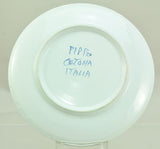 Hand Painted Italian Faience Harvest Wheat 40 Piece Dinner Service Pippo Cetona