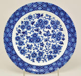 Ridgway Hawthornden Blue Transfer Staffordshire Plate 1880