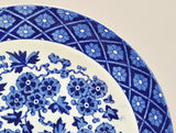 Ridgway Hawthornden Blue Transfer Staffordshire Plate 1880